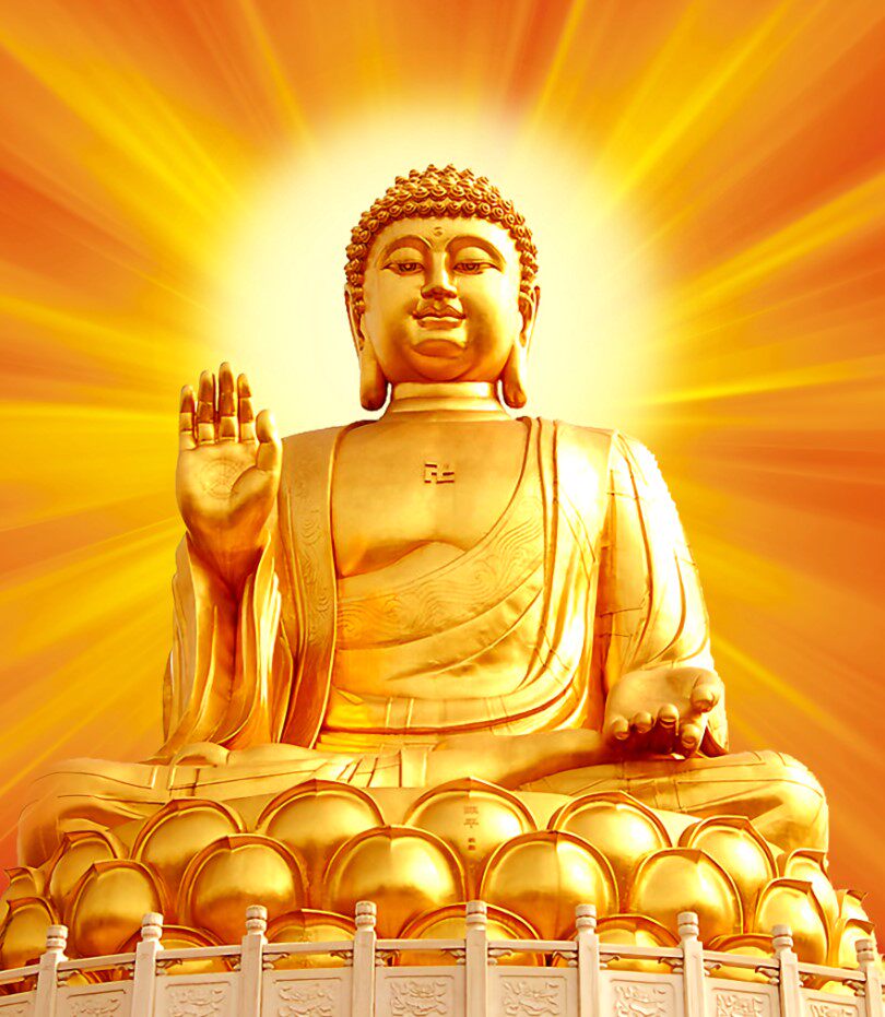 金身如來佛祖佛像畫掛畫釋迦牟尼佛像雙麪塑封3寸至A3尺寸宗教畫-Taobao