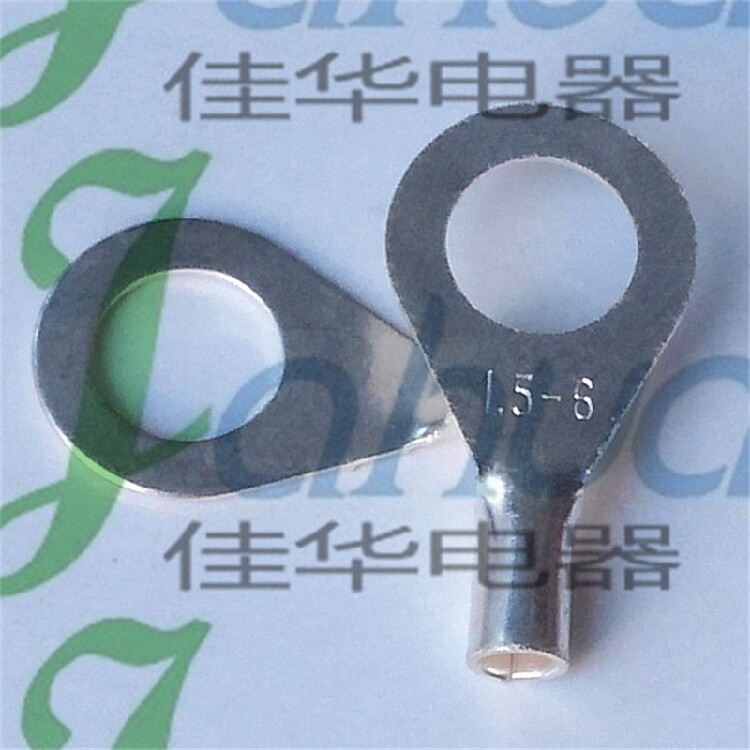 OT1 5-6 Nude end head Cold pressed terminal Copper wire nose Brass 1000 packs