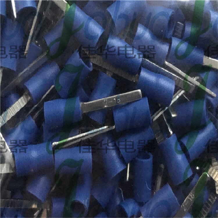 DBV2-18 sheet-shaped pre-insulated terminal cold-pressed terminal red copper 1000 pieces