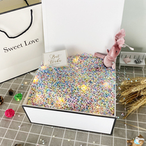 ins Wind gift box box Korean creative gift box hand gift box high-grade stream Planet empty box shoe box