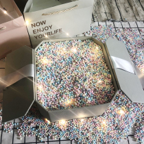 Macaron foam ball stream Planet filling gift box girl heart burst surprise hiding things colored foam ball