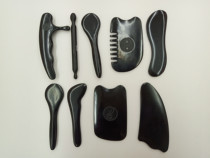 Natural buffalo horn scraping comb thickening whole body Universal head scraping board