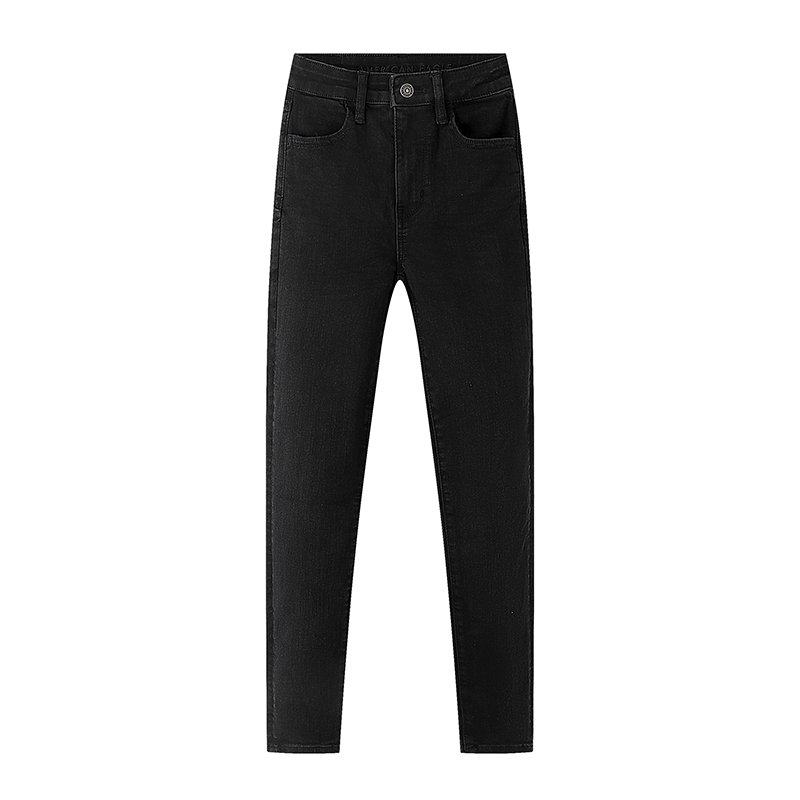 Aeo American Eagle Summer New High-Waisted Stretch Jeans for Women, Slim Fit, Butt-Lifting Pencil Pants, Trendy