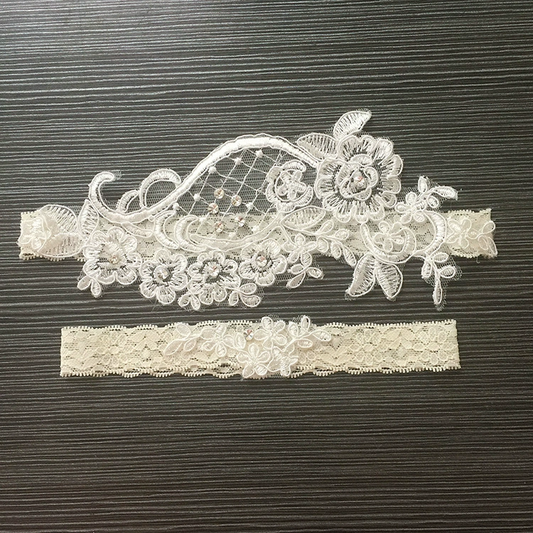 Cô dâu châu Âu và Mỹ garter garter ren chân vòng tròn công chúa gợi cảm đùi vòng chân che phụ kiện đám cưới 5306