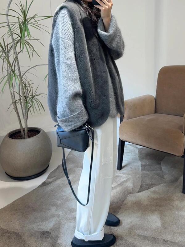 New Autumn and Winter Gray Series Versatile Mink Vest Imported Whole Mink Fur Coat for Women New Autumn and Winter Gray Series Versatile Mink Vest Imported Whole Mink Fur Coat for Women