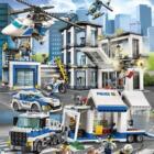 兼容积木拼装城市系列飞机警察局消防儿童益智男孩子玩C