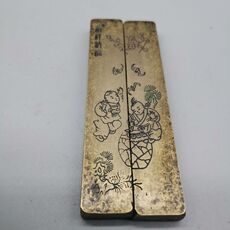 Пресс-папье для бумаги 复古镇尺 浮雕吉祥纳福镇纸 书房办公室文房用品学生书房绘画礼品