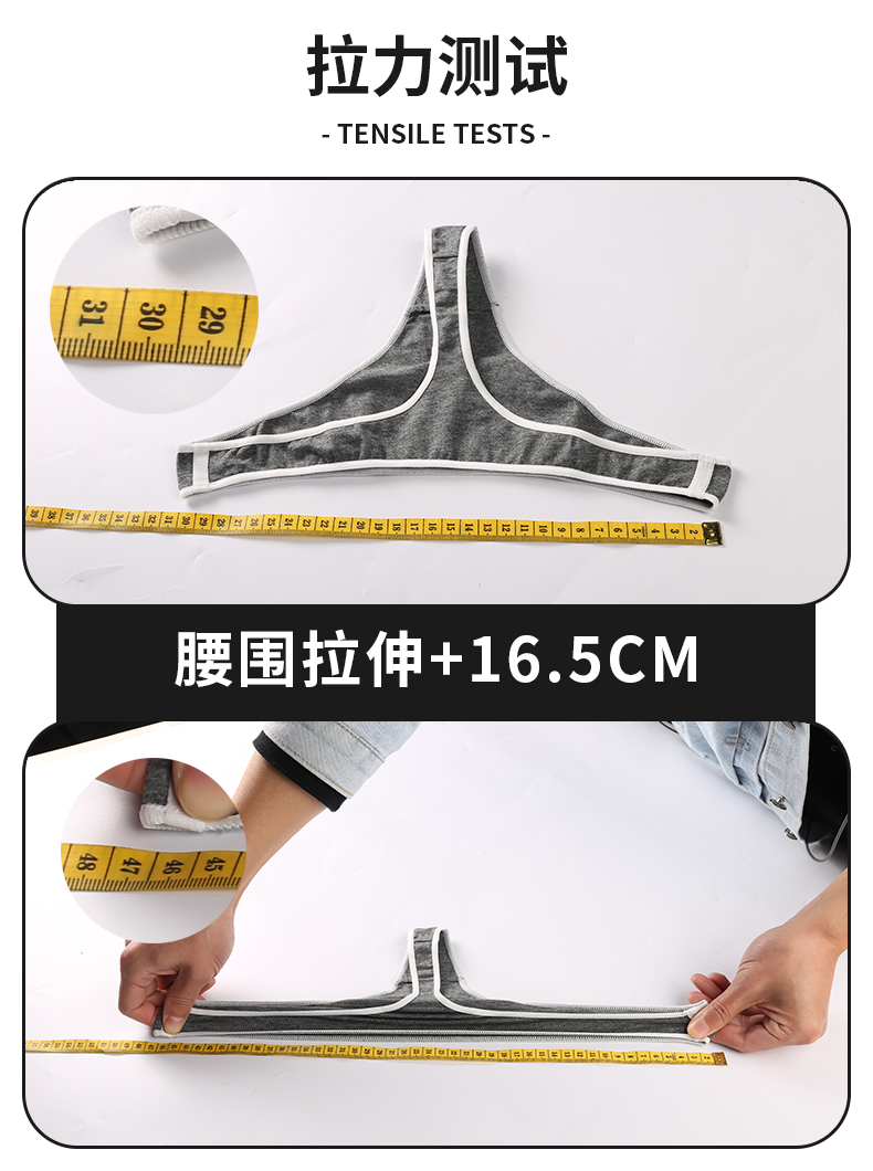 3 tải châu Âu và Mỹ eo cao thong nữ cotton không có dấu vết gợi cảm kích thước lớn thể dục thể thao đồ lót một mảnh phụ nữ sịp
