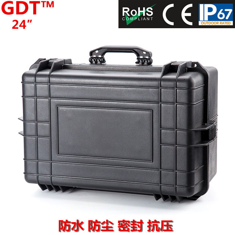 GDT safety box 24 inch aviation instrument car portable cutting sponge plastic box waterproof pressure seal