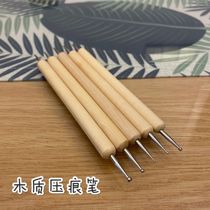 (Red Bean Clay) Clay Impression Pen Small Pill Rod Soft Clay Plastic Ultra Light Clay Detail Trim Tool