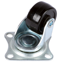 Liyu supermarket trolley shopping basket accessories 1 inch universal directional mini caster PU polyurethane recommended by Shanghai