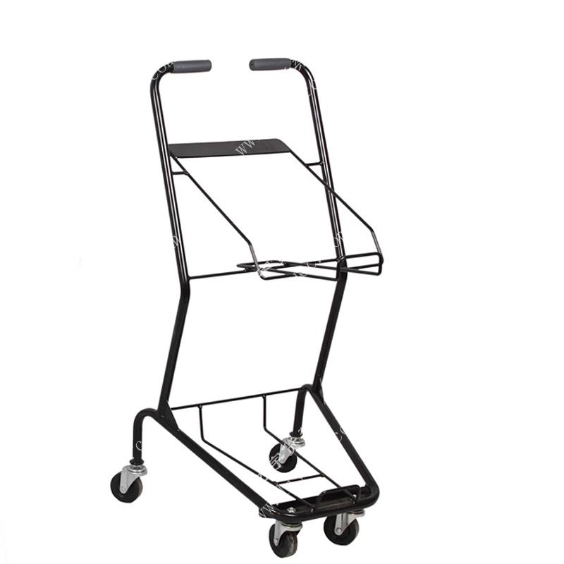 Liyu supermarket shopping cart two-story basket adult trolley warehouse picking tally cart KTV wine cart hot sale