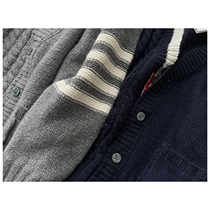 Chong is finished ~ 100% wool irregular cardigan can match couples without compensation