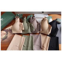 Special clearance semi-liquid soft silicone bra with graphene bottom panties gift box set