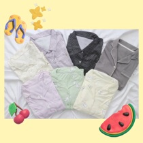 2020 new long sleeve short sleeve set daily single pajamas a variety of color