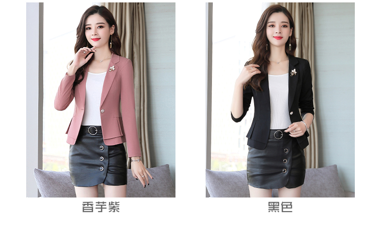 Mùa thu chic nhỏ phù hợp với áo khoác nữ phiên bản Hàn Quốc 2018 mới của phụ nữ mùa xuân và mùa thu thời trang hoang dã dài tay ngắn vest nữ hàn quốc