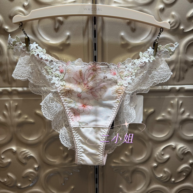 Wacoal Wp61F6 Gold Label Women's Embroidered Lace Sexy T-Pants Thong Can Be Paired with Wb31F6 359 Wacoal Wp61F6 Gold Label Women's Embroidered Lace Sexy T-Pants Thong Can Be Paired with Wb31F6 359