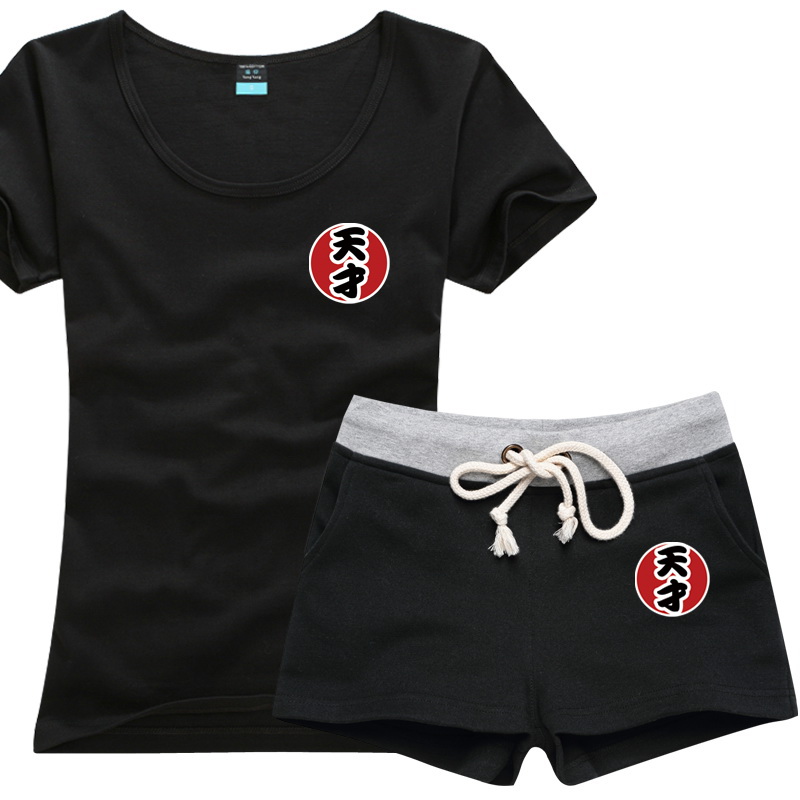 跑男夏装班服情侣套装奔跑吧兄弟陈赫同款天才