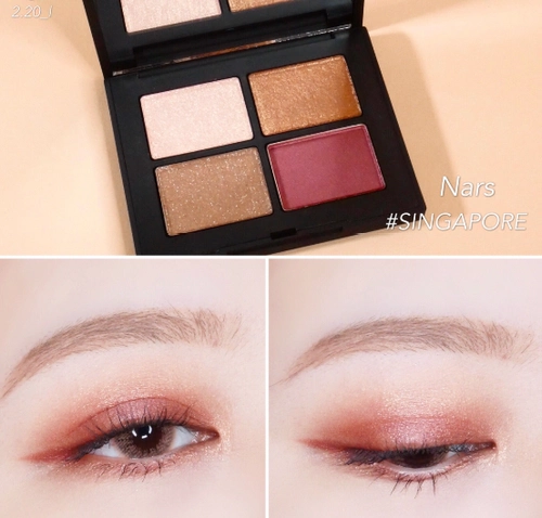 Нарс два -колорные тени для век Куала -Лумпур/Сан -Паулу/Любовь Эликсир/Сурабая/Сингапур