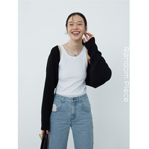 RandomPiece one-piece profile knit thread styling shawl knitted cardigan
