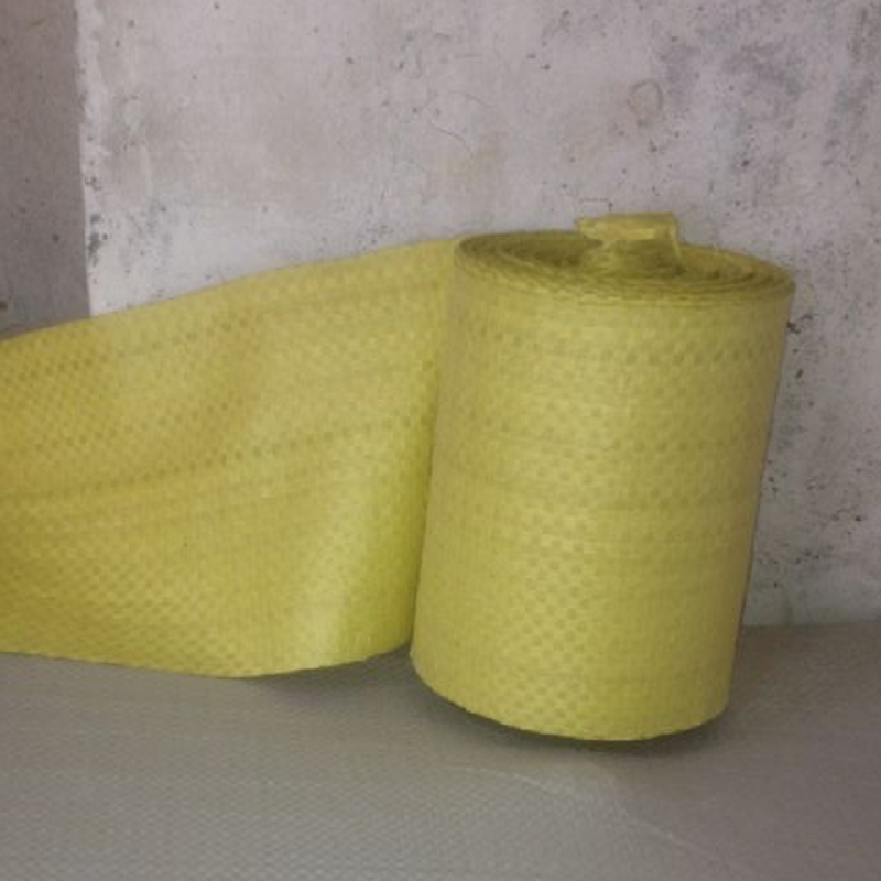 Woven bag with coil drum Building steel tube wrapped with copper pipe iron metal wrapped plastic woven skin