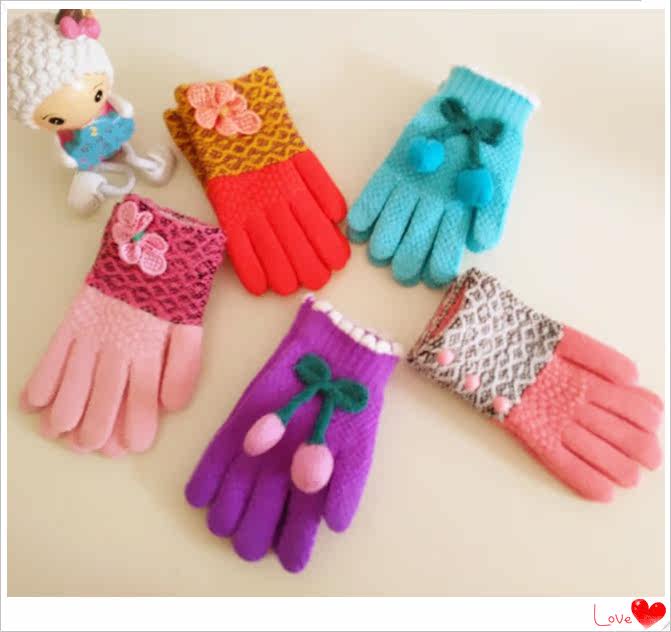 Gants pour fille en lapin - Ref 2150529 Image 6