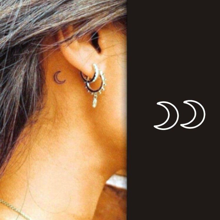 Grass Moto Tattoo Plant Moon Tattoo Patch Juice Grass Benched Rear Shoulder Semi Permanent Persistent Waterproof Female