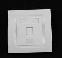 Supply 86 type network panel information panel single-hole ampu style curved panel can be OEM OEM