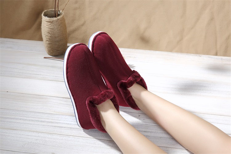 Giày cao gót đế dày màu đỏ đế dày mới cao dành cho mẹ giày bitis nữ