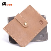 Small Round Elephant Driving Permit Package Driving License Cover Headlayer Bull Leather Minimalist Practical Big Card Suit Under driving license leather cover