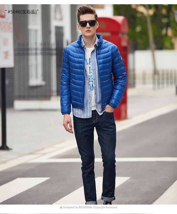 Blouson homme BOSIDENG    en Nylon - Ref 3121048 Image 26