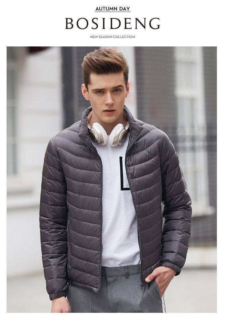 Blouson homme BOSIDENG    en Nylon - Ref 3121048 Image 8