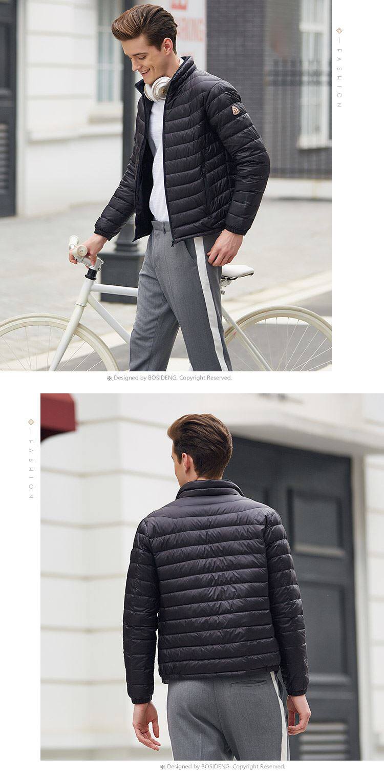 Blouson homme BOSIDENG    en Nylon - Ref 3121048 Image 31