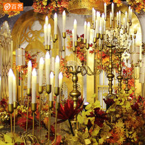 Roman Iron Art Post Candle Holder Wedding Scene Decoration Placement Wedding Shooting Props Shop Window Props Bar Pendulum