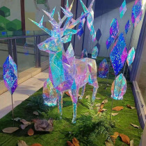 Laser Fancy Color inserts Diamond Lamp Park Square meadow Bright View Lantern Mall shop window Beauty Chen Courtyard Decoration