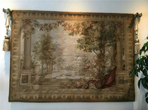 Foreign Trade Boutique Pure Artisanal Wool Imperial Palace Tapestry 21 Fine Yarns 150 * 198 cm Violin Small Boat