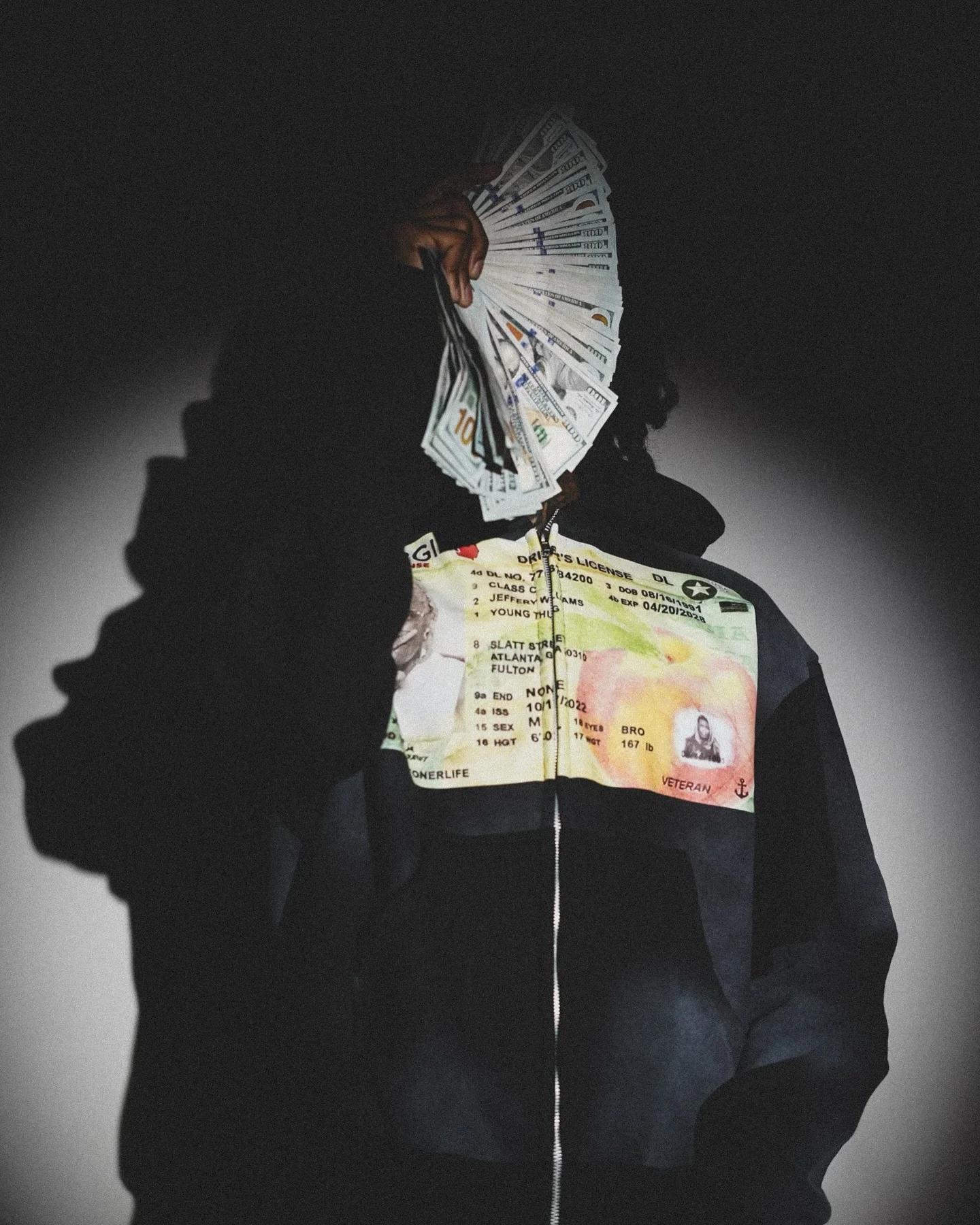 Oversized Zip Up Hoodie Long Sleeve Drawstring Jacket - Product image 8