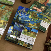 Van Gogh famous for art scenery Oil Painting notebooks Delicate Notepad Diary of the Ancient Hand Ledger