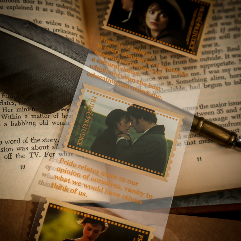 Movie memory series hand account stickers Literary nostalgic classic movie characters hand account tape Waterproof small stickers