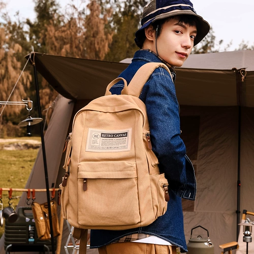 Tide, школьный рюкзак, ретро вместительная и большая сумка через плечо, подходит для студента, простой и элегантный дизайн, японские и корейские, в корейском стиле