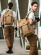 Men's backpack new style backpack American casual computer bag travel canvas college student junior high school student school bag female