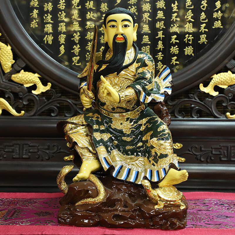 Taiwan Pure Bronze Cure Gold Hyun God True Wu the Great Jade Vanity Master's Jade Vanity Master's True Wulff Magic the Great Statue of God