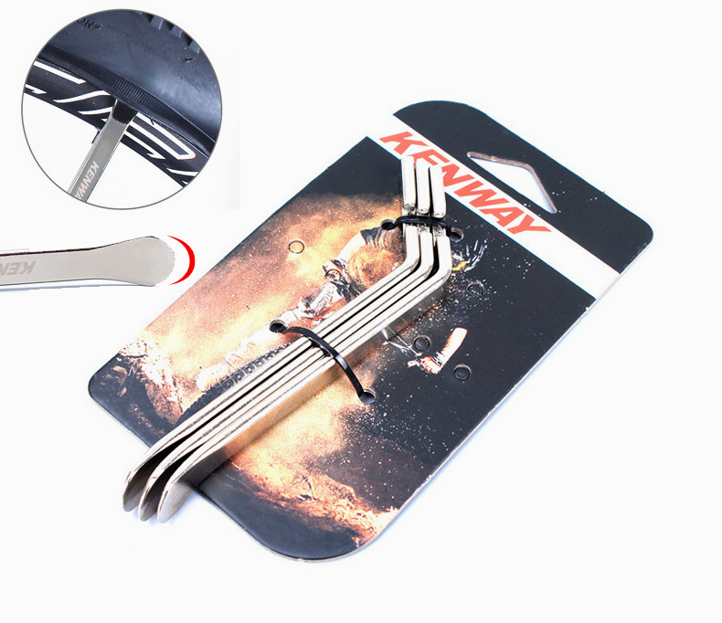 Bicycle tire pry bar steel pry bar high quality steel pry bar tire repair and pry tool special for pry tire