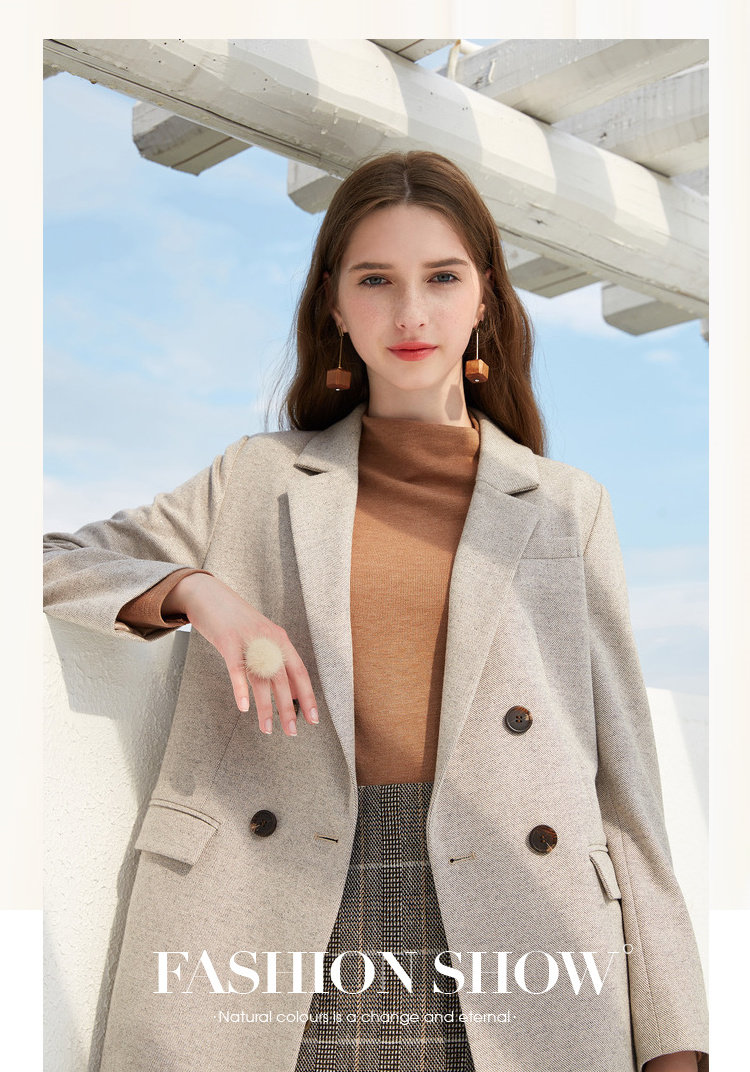 Veste pour femme en Laine - Ref 3219890 Image 7