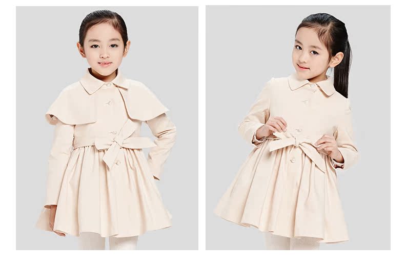 Manteau pour fille en Toile de coton - Ref 2162780 Image 29