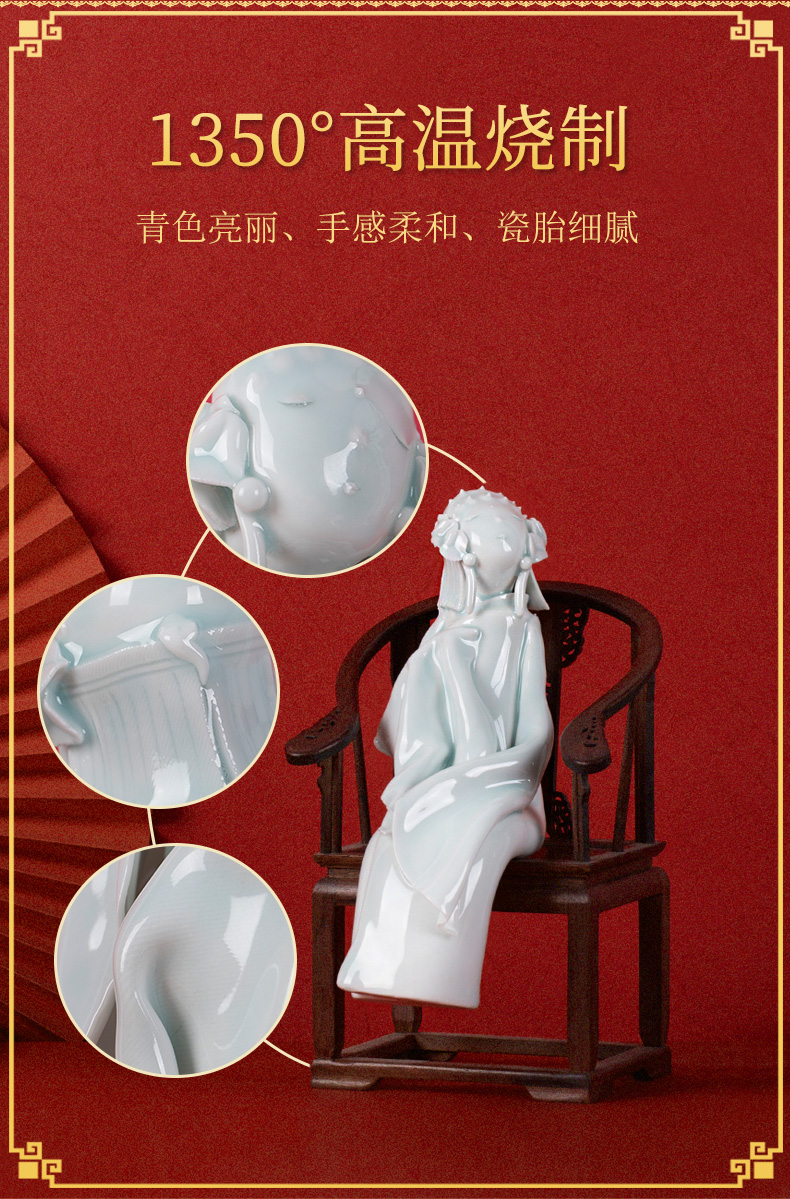 "Beauties" days yi ceramics furnishing articles home decoration wedding gift send the picking girlfriends wedding gift