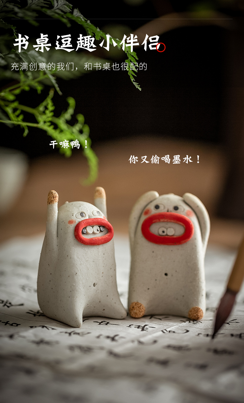 Days yi snaggletooth jun porcelain incense buner smoked joss stick - joss stick - joss stick - put incense creative express it in pet multi - function furnishing articles Japanese tea