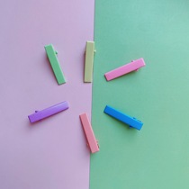 3 2cm color spray paint duckbill clip candy color diy handmade material hair clip macaron color hair clip accessories