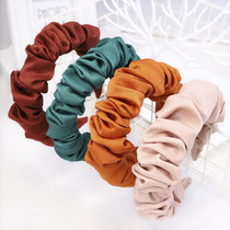 Koreas best-selling pleated headband cute lady soft fabric Internet celebrity versatile hair accessories for women C707