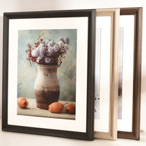 Solid wood photo frame wall hanging 20 24 inch A4a3 support custom size picture frame frame 8k4k framed puzzle frame